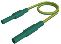 Провод тестовый 2 м, зеленый, желтый Hirschmann MAL S GG-B 200/2,5 GREEN YELLOW