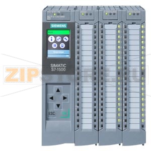 SIMATIC S7-1500, компактный центральный процессор CPU 1512C-1 PN, рабочая память 250 кБ и 1 МБ для данных, 32 дискретных входа, 32 дискретных выхода, 5 аналоговых входов, 2 аналоговых выхода, 6 высокоскоростных счётчиков, 4 скоростных импульсных/ШИМ выход 
