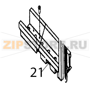 Electric box guide Fagor HMM-6/11 Electric box guide Fagor HMM-6/11Запчасть на деталировке под номером: 21Название запчасти Fagor на английском языке: Electric box guide HMM-6/11.
