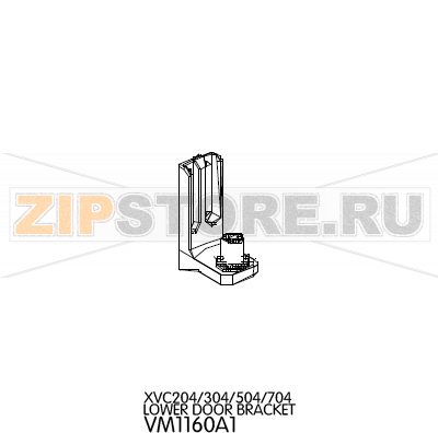 Lower door bracket Unox XVC 505 Lower door bracket Unox XVC 505Запчасть на деталировке под номером: 70Название запчасти на английском языке: Lower door bracket Unox XVC 505