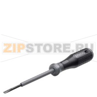 ОТВЕРТКА SIRIUS С ЧАСТИЧНОЙ ИЗОЛЯЦИЕЙ, ДЛЯ ПРУЖИННЫХ КЛЕММ, ТИТАНОВО-СЕРАЯ, РАЗМЕРЫ 3.0X0.5X100 Siemens 3RA2908-1A