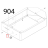 Tappo plastica telaio GLL top Sirman Palladio 350 Automec