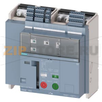 fixed-mounted molded case circuit breaker frame 1600; with RTC and 4AUX trip alarm switch S24; Icu "M" Icu=55kA @ 415V, 4-pole, right ETU320, LI, In=1600A rotary coding switch Ir=640...1600A Ii=1.5...15 x In N conductor protec. adjustable OFF, 50%, 100%,