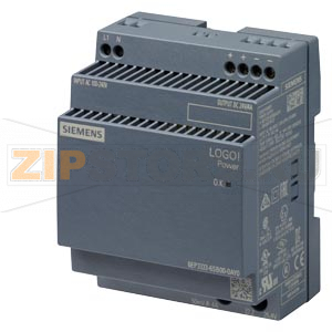 LOGO!POWER 24 V / 4 A, стабилизированный блок питания, вход: ~100-240 В, выход: =24 В / 4 A Siemens 6EP3333-6SB00-0AY0 