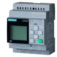 LOGO! 24RCE, logic module,display PS/I/O: 24V AC/DC 24V/relay, 8 DI/4 DQ, memory 400 blocks, modular expandable, Ethernet, integrated web server, data log, user-defined web pages, standard microSD card for LOGO! Soft Comfort V8.3 or higher, older projects