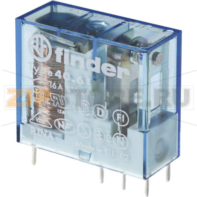 Реле электромагнитное, 12 V (DC), 16 A Finder 40.61.9.012.4000 