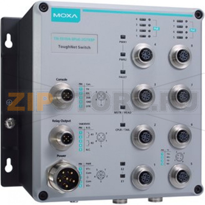 Коммутатор MOXA TN-5510A-2GLSX-ODC-WV-CT-T 