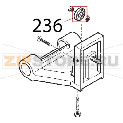 Cuscinetto biella aut. 626 Sirman Topaz 250 Cuscinetto biella aut. 626 Sirman Topaz 250Запчасть на деталировке под номером: 236