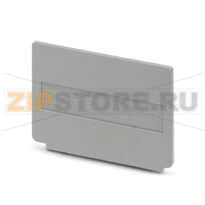 Концевая крышка Phoenix Contact D-UKB 4 Длина: 48 мм, Ширина: 1,5 мм, Высота: 44 мм, Цвет: cерый.Минимальный заказ: 50 шт.Упаковка: 50 шт.