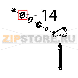 Bussola ottone M22x1.5 passaggio perno porta Teikos TS820 Bussola ottone M22x1.5 passaggio perno porta Teikos TS820Запчасть на деталировке под номером: 14