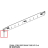 Stainl. steel drip drain tube INT-D=6 Unox XVC 705