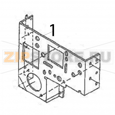 Drive frame Sato HR212 TT Drive frame Sato HR212 TTЗапчасть на деталировке под номером: 1Название запчасти на английском языке: Drive frame Sato HR212 TT.