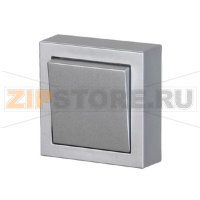 Кнопка нажимная, монтаж: накладной, алюминий ABB 2TKA00001606