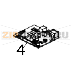 Main board assembly, USB port TSC DA210 Main board assembly, USB port TSC DA210Запчасть на деталировке под номером: 4