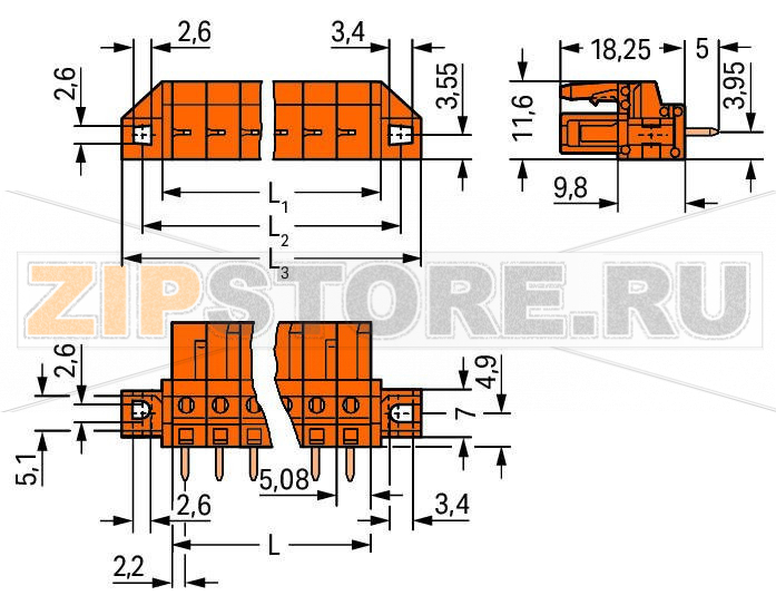 MCS MIDI Classic Розетка под пайку THT; 0.6 x 1.0 mm solder pin; прямые; зажимное кольцо; Шаг контактов 5,08 мм; 19-пол.; оранжевые Wago 232-179/031-000 Встроенные тестовые порты для тестовых штекеров O 2 ммДля соединений "провод-провод" и "плата-провод"Выходы под печатные платы с защитой от касанияЛегко идентифицируемые входы и выходы печатной платыВозможны варианты кодировки...