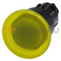 АКТУАТОР ГРИБОВИДНОЙ КНОПКИ С ВОЗМОЖНОСТЬЮ ПОДСВЕТКИ, 22MM, КРУГЛ., ПЛАСТИК, КНОПКА ЖЁЛТАЯ, 40MM, С ФИКСАЦИЕЙ, ДЕБЛОКИРОВКА ВЫТЯГИВАНИЕМ Siemens 3SU1001-1BA30-0AA0