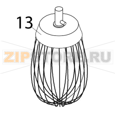 Whip Bear Varimixer AR80 VL-1S Whip Bear Varimixer AR80 VL-1SЗапчасть на деталировке под номером: 13