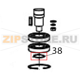 Circlip for shaft Hurakan HKN-30SN2V Circlip for shaft Hurakan HKN-30SN2VЗапчасть на деталировке под номером: 38