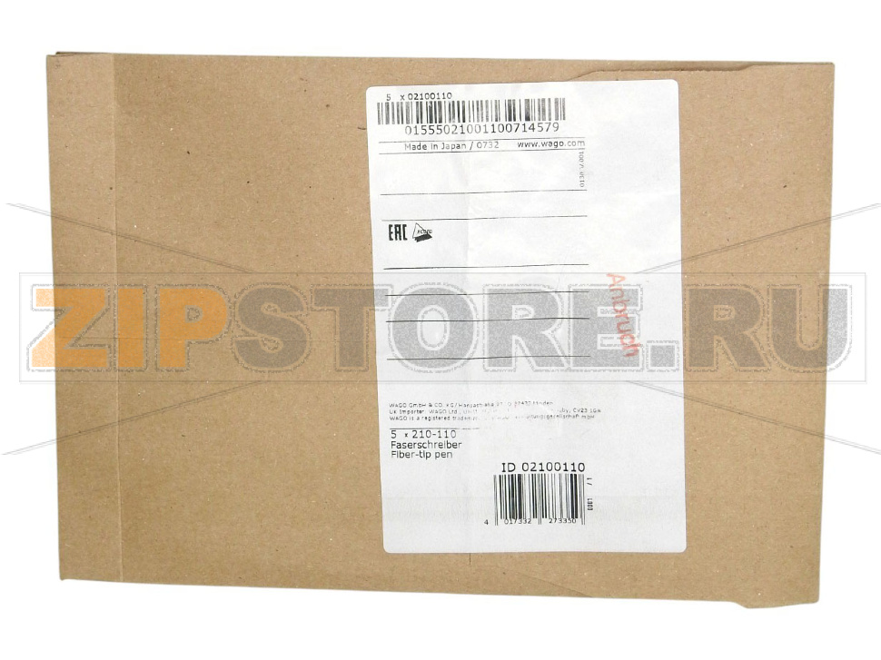 Перо типа фломастера Wago 210-110 