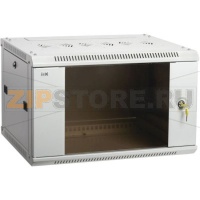 Шкаф LINEA W 18U 600x600 мм дверь стекло, RAL7035
