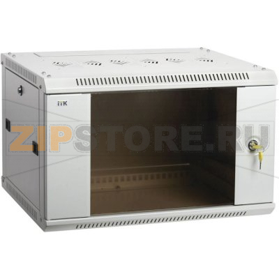 Шкаф LINEA W 18U 600x600 мм дверь стекло, RAL7035 