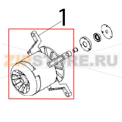 Motor level 1-2 Angelo Po FC1011G Motor level 1-2 Angelo Po FC1011GЗапчасть на деталировке под номером: 1