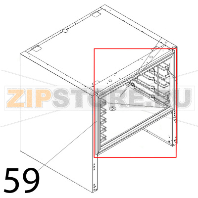 Frame trim Angelo Po IA51 Frame trim Angelo Po IA51Запчасть на деталировке под номером: 59