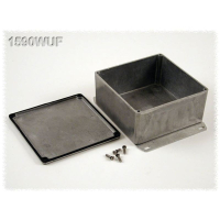 Корпус алюминиевый 119.5x119.5x59 мм, серый, 1 шт Hammond 1590WUF