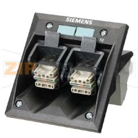 ECOFAST ГИБРИДНЫЙ FIELDBUS CONN. PROFIBUS CU/CU REPEATER CU SOCKET/SOCKET, IP65 AT FRONT CU SUB-D 9-PIN SOCKET, INSIDE ACTIV,E (SIGNALREFRESCHER) Siemens 3RK1911-1AJ22