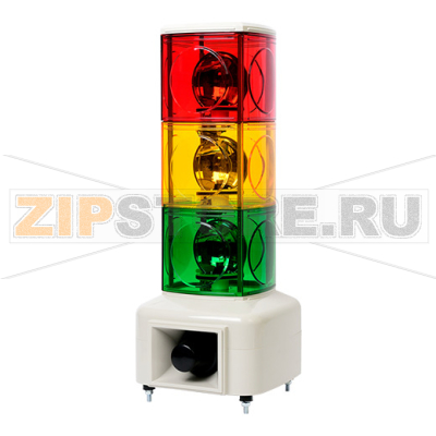 Колонна сигнальная, квадратная, крупногабаритная, рупорная Autonics MSGS-302-RYG 