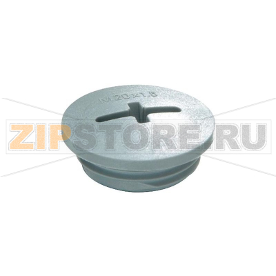 Винт запорный, материал: полиамид, серебристо-серый, 1 шт Wiska EVSG M63 RAL 7001 