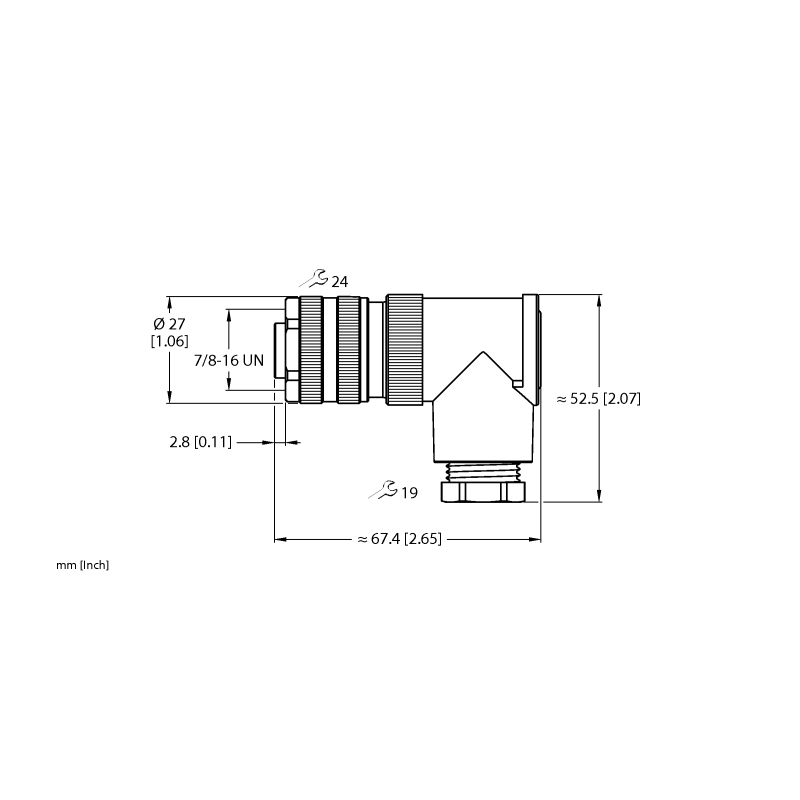 Разъем разборный Turck FW-MWKPM0514-P-S-0810 