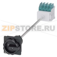 ГЛАВНЫЙ/АВАРИЙНЫЙ ВЫКЛЮЧАТЕЛЬ 4-ПОЛЮСНЫЙ IU=16, P/AC-23A ПРИ 400V=7,5KW НИЖНЕГО КРЕПЛЕНИЯ НА МОНТ. РЕЙКУ ИЛИ КРЕПЛЕНИЕ ДВУМЯ ОТВЕРСТИЯМИ ЧЕРНАЯ ПОВОРОТНАЯ РУКОЯТКА КРЕПЛЕНИЕ ПО 4 ОТВЕРСТИЯМ Siemens 3LD2013-1TL51