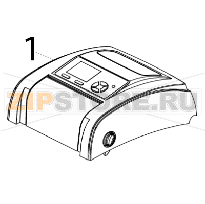 Top cover (For LCD module module) TSC TC210 Top cover (For LCD module module) TSC TC210Запчасть на деталировке под номером: 1