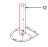 Shaft, Vertical Center KitchenAid 5KSM150PSE