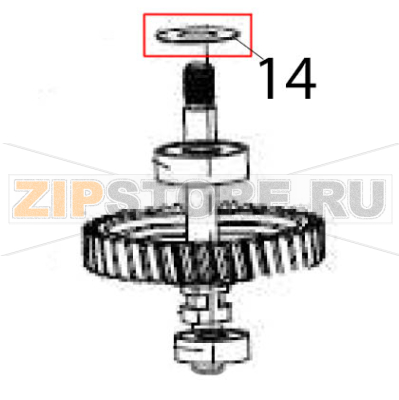 Washer Hurakan HKN-ME717 Washer Hurakan HKN-ME717Запчасть на деталировке под номером: 14