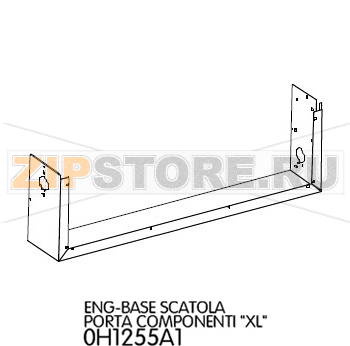 Eng-base scatola porta component &quot;XL&quot; Unox XL 505 Eng-base scatola porta component "XL" Unox XL 505Запчасть на деталировке под номером: 17Название запчасти на английском языке: Eng-base scatola porta component "XL" Unox XL 505