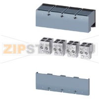 WIRE CONNECTOR 4 CABLES WITH CONTROL WIRE TAP 4 PCS. ACCESSORY FOR: 3VA15/25 1000 Siemens 3VA9604-0JC43