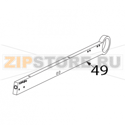 Conv belt supporting ARM Sigma SPZ 120 Conv belt supporting ARM Sigma SPZ 120Запчасть на деталировке под номером: 49
