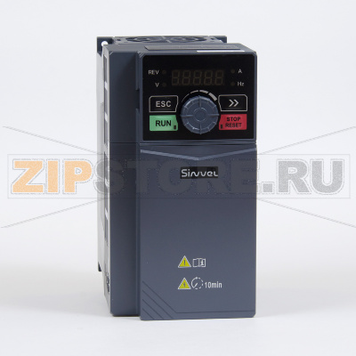 Преобразователь частоты 2.2 кВт, 3 фазы, 380 В, STO, тормозной модуль Sinvel SID300-2R2-3BS 