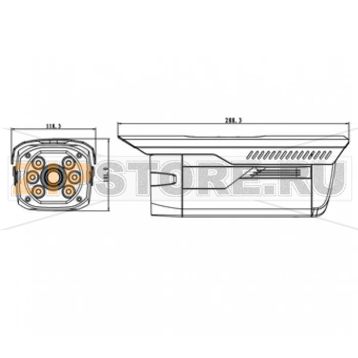 IP-камера Dahua IPC-HFW5100-IRA 