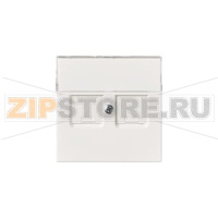 Накладка для розетки, белая ABB 2TKA00001111