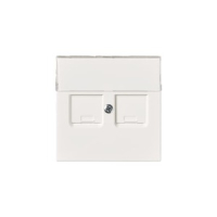 Накладка для розетки, белая ABB 2TKA00001111