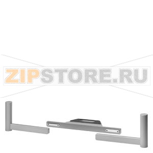 Ручки для корпусных устройства HMI/IPC PRO в исполнении IP65, универсальные, настраиваемые на диагональ устройства от 12&quot; до 22&quot;, цвет RAL9006 (серебристый) Siemens 6AV7674-1LB10-0AA0 