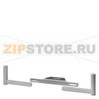 Ручки для корпусных устройства HMI/IPC PRO в исполнении IP65, универсальные, настраиваемые на диагональ устройства от 12" до 22", цвет RAL9006 (серебристый) Siemens 6AV7674-1LB10-0AA0