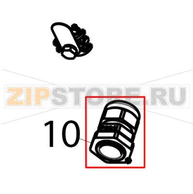 Cable gland and nut Tecnoinox FTR70E7 Cable gland and nut Tecnoinox FTR70E7Запчасть на деталировке под номером: 10