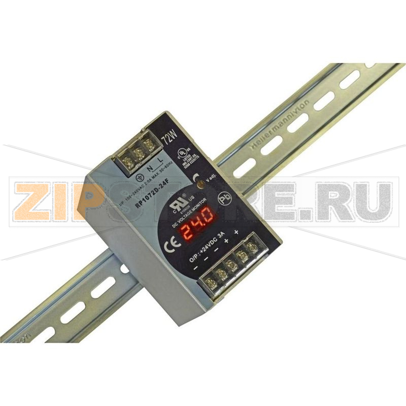 Блок питания на DIN-рейку 12 В, 6 А, 72 Вт Dehner Elektronik DRP072D-12FTN 