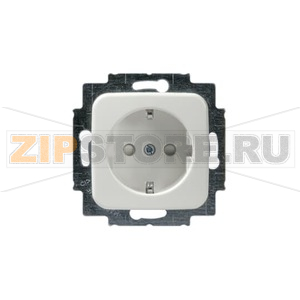 Розетка с заземлением 16 А, 250 В, белая ABB 2TKA000747G1 