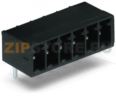 MCS MINI SL Вилка THT; 0.8 x 0.8 mm solder pin; угловые; Шаг контактов 3,5 мм; 16-пол.; черные Wago 714-176 Корпус вилок отливается из изоляционного материала, пригодного для пайки оплавлением припоя без использования свинцаРазделенные разъемы выводов предотвращают повреждения и обеспечивают вилкам защиту от касания в неподсоединенном состоянииВозможны варианты кодировки...