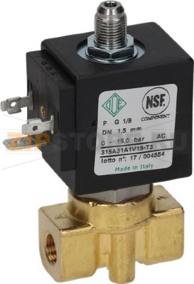 ЭЛЕКТРОМАГНИТНЫЙ КЛАПАН ODE 3-Х ХОДОВОЙ Ø 1/8&quot; 110В 